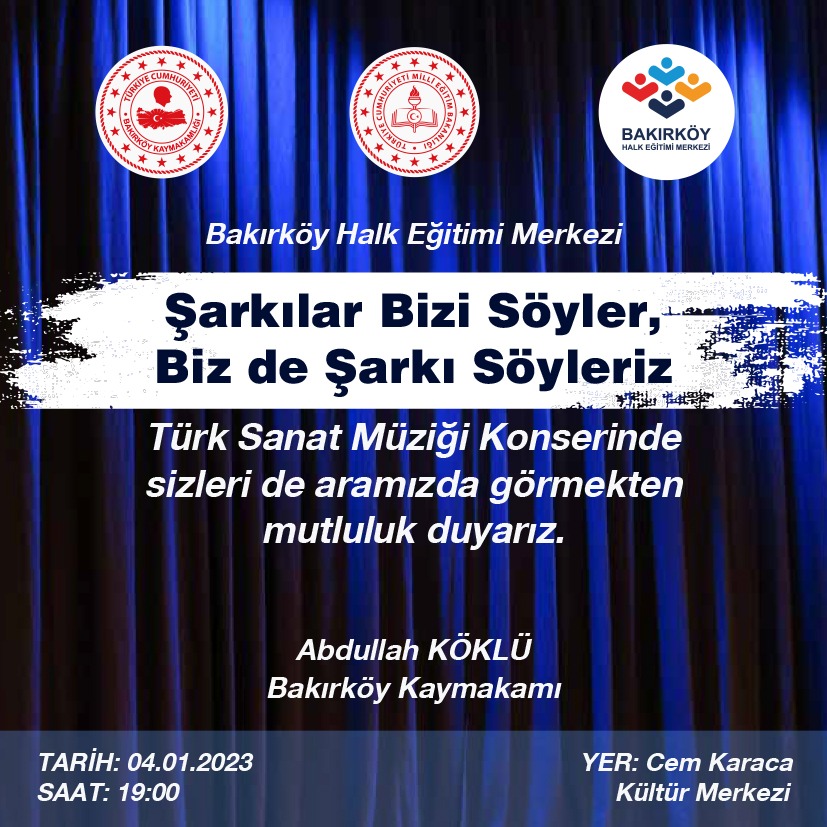 Şarkılar Bizi Söyler Biz de Şarkı Söyleriz Projesi